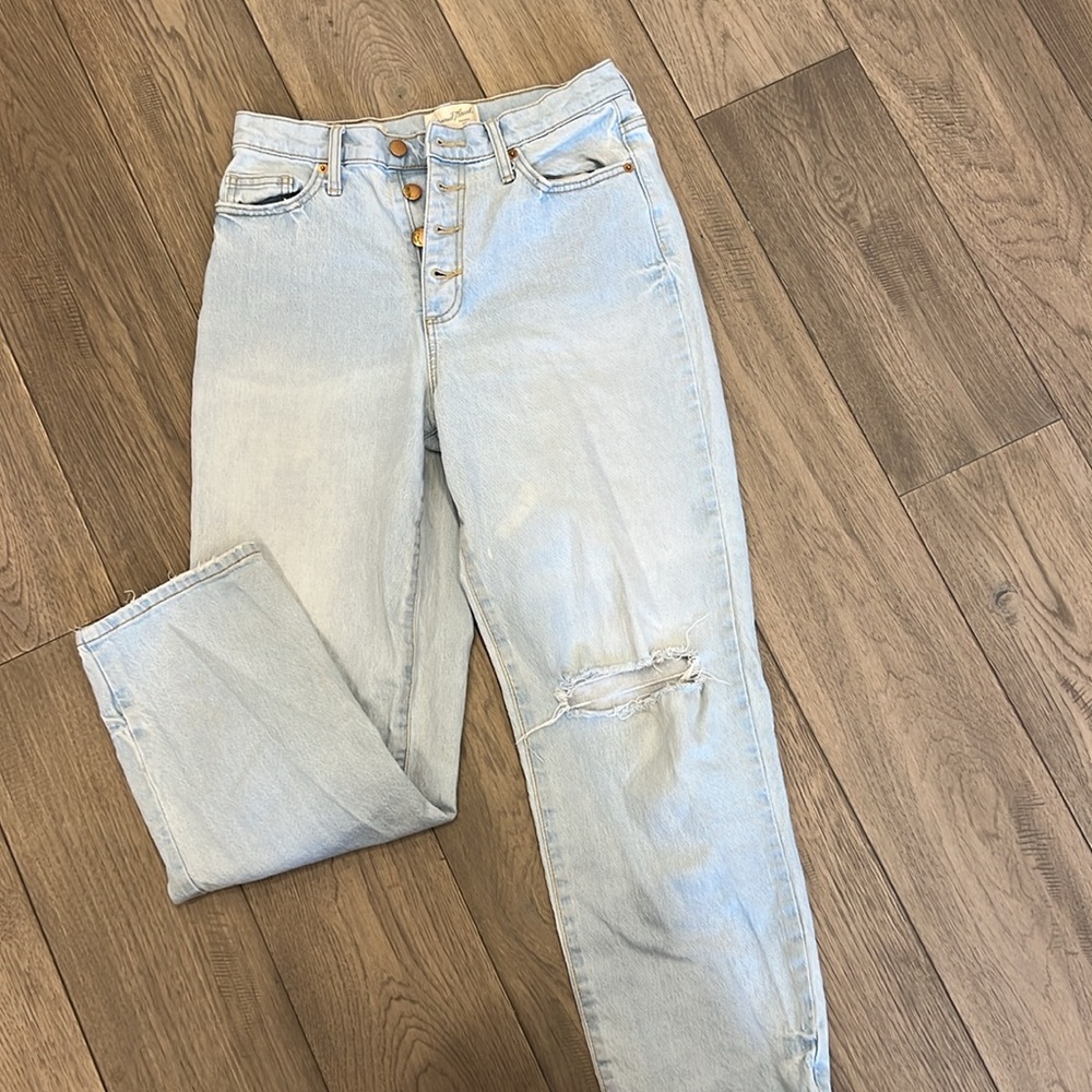 Whitewash jeans